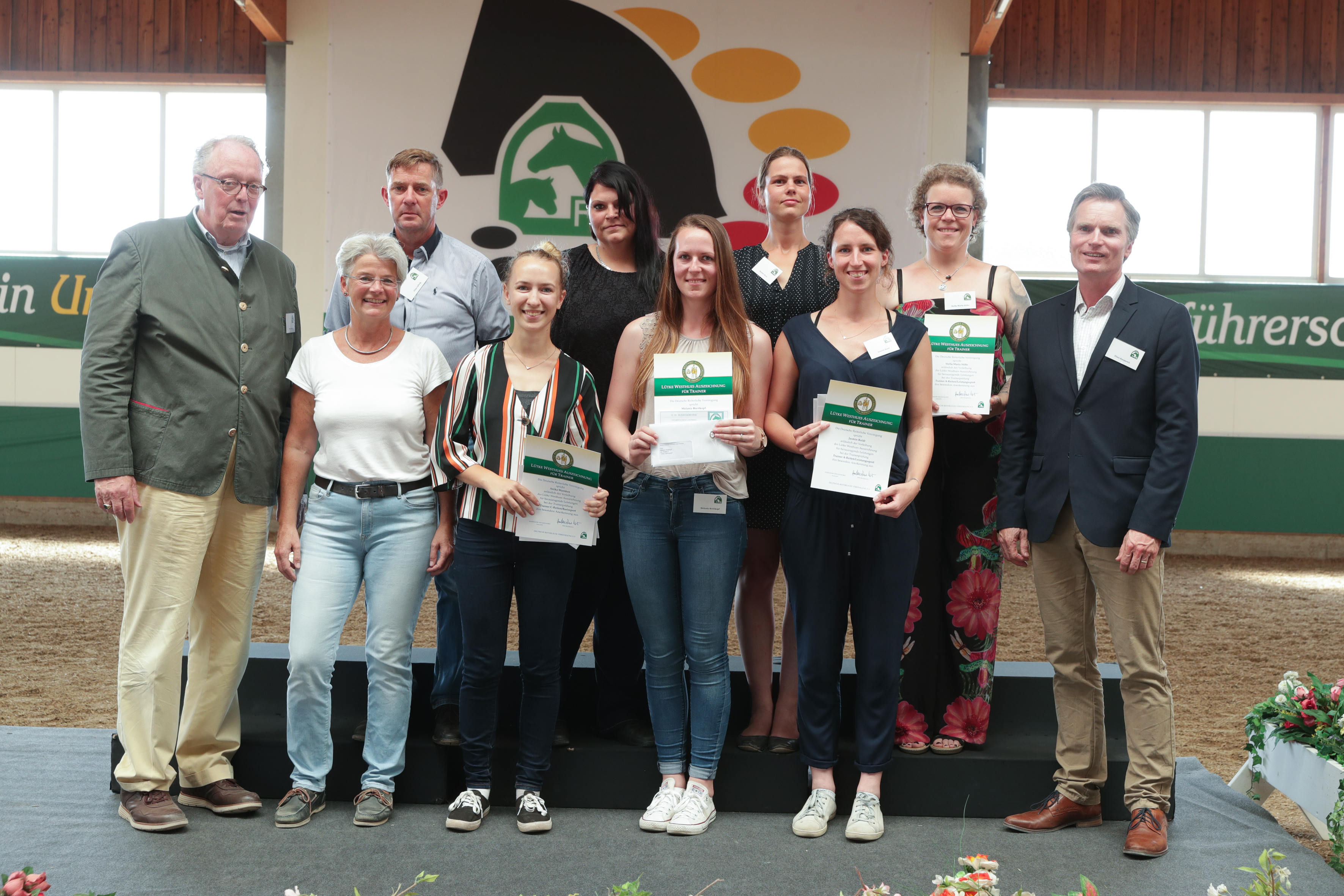 Lütke Westhues-Auszeichnete aus dem Landesverband Berlin-Brandenburg e.V. / © Monika Kaup (FN-Archiv)